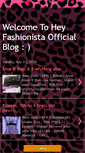 Mobile Screenshot of hey-fashionista.blogspot.com