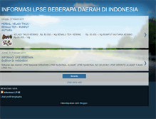 Tablet Screenshot of informasilpseindonesia.blogspot.com