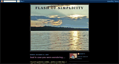 Desktop Screenshot of flashofsimplicity.blogspot.com