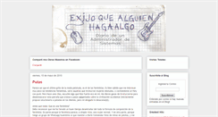 Desktop Screenshot of exijoquealguienhagaalgo.blogspot.com