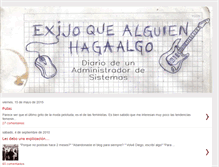 Tablet Screenshot of exijoquealguienhagaalgo.blogspot.com