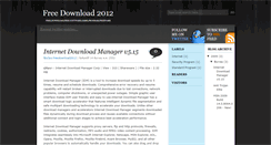 Desktop Screenshot of freedownload2012.blogspot.com