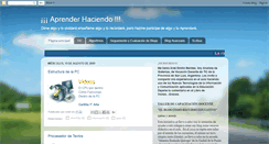 Desktop Screenshot of haciendoseaprendemejor.blogspot.com