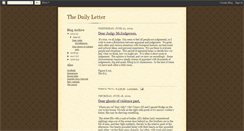 Desktop Screenshot of daily-letter.blogspot.com