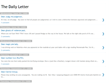 Tablet Screenshot of daily-letter.blogspot.com