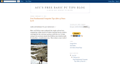 Desktop Screenshot of acccomputertips.blogspot.com