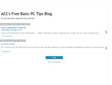 Tablet Screenshot of acccomputertips.blogspot.com