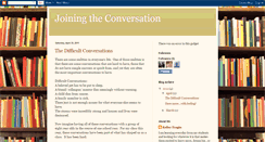 Desktop Screenshot of 2bapartoftheconversation.blogspot.com