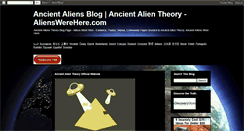 Desktop Screenshot of ancient-aliens-were-here.blogspot.com