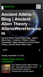 Mobile Screenshot of ancient-aliens-were-here.blogspot.com