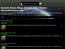 Tablet Screenshot of ancient-aliens-were-here.blogspot.com