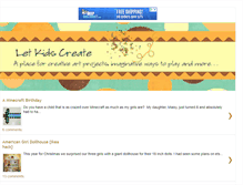 Tablet Screenshot of letkidscreate.blogspot.com