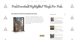 Desktop Screenshot of highlightedthingsforfree.blogspot.com