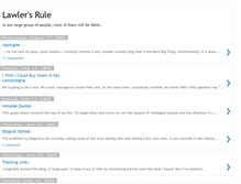 Tablet Screenshot of lawlersrule.blogspot.com
