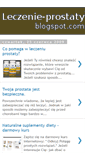 Mobile Screenshot of leczenie-prostaty.blogspot.com