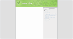 Desktop Screenshot of medical-billing09.blogspot.com