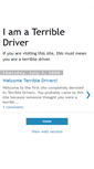 Mobile Screenshot of iamaterribledriver.blogspot.com