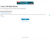 Tablet Screenshot of iamaterribledriver.blogspot.com