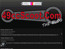 Tablet Screenshot of 49ccscoot.blogspot.com