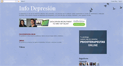 Desktop Screenshot of info-depresion.blogspot.com
