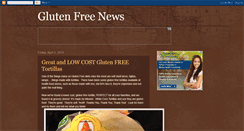 Desktop Screenshot of glutenfreenews.blogspot.com