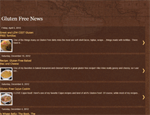 Tablet Screenshot of glutenfreenews.blogspot.com