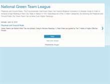 Tablet Screenshot of nationalgreenteamleague.blogspot.com