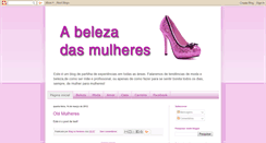 Desktop Screenshot of belezadasmulheres.blogspot.com