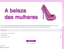 Tablet Screenshot of belezadasmulheres.blogspot.com