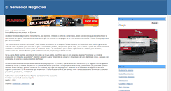Desktop Screenshot of elsalvadornegocios.blogspot.com