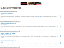 Tablet Screenshot of elsalvadornegocios.blogspot.com