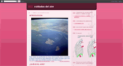 Desktop Screenshot of cuidadosdelaire.blogspot.com