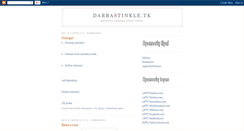 Desktop Screenshot of darbastinkle.blogspot.com