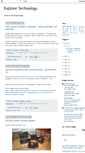Mobile Screenshot of exploretechnologystuff.blogspot.com