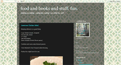 Desktop Screenshot of foodandbooksandstuff.blogspot.com