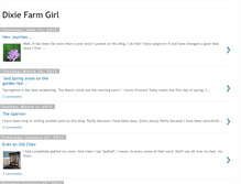 Tablet Screenshot of dixiefarmgirl.blogspot.com