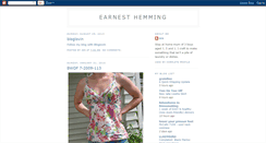 Desktop Screenshot of earnesthemming.blogspot.com