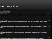 Tablet Screenshot of luxuryhomeprices.blogspot.com