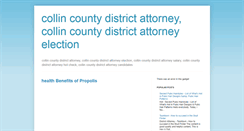 Desktop Screenshot of collincountydistrictattorney.blogspot.com