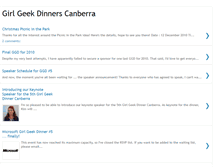 Tablet Screenshot of girlgeekdinnerscanberra.blogspot.com