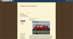 Desktop Screenshot of my--carinsuranceguide.blogspot.com