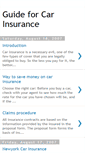 Mobile Screenshot of my--carinsuranceguide.blogspot.com