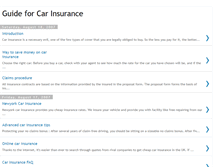 Tablet Screenshot of my--carinsuranceguide.blogspot.com