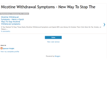 Tablet Screenshot of nicotinewithdrawalsymptoms2.blogspot.com