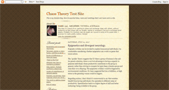 Desktop Screenshot of chaostheorytestsite.blogspot.com