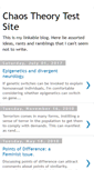 Mobile Screenshot of chaostheorytestsite.blogspot.com