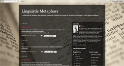 Desktop Screenshot of linguisticmetaphors.blogspot.com