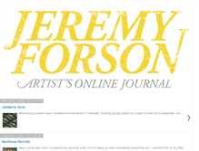 Tablet Screenshot of jeremyforson.blogspot.com