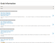 Tablet Screenshot of grabinformations.blogspot.com