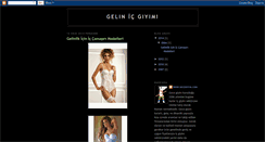 Desktop Screenshot of gelinicgiyim.blogspot.com